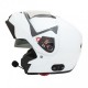 Шлем модуляр GSB G-339 с солнцезащитными очками  белый (с  Bluetooth гарнитурой)