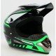 Шлем кроссовый MOTAX глянцево-черный-зеленый