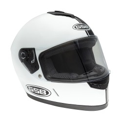 Шлем интеграл GSB G-349 чёрно-белый